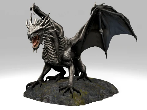 Black Dragon 3D Model