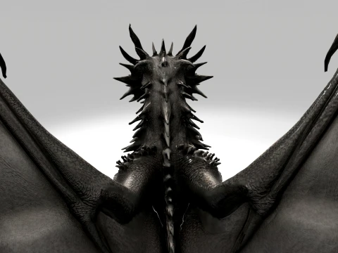 Black Dragon 3D Model