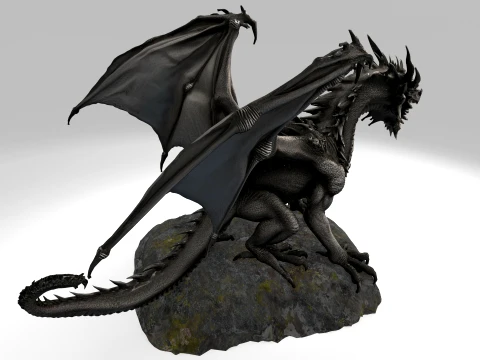 Black Dragon 3D Model