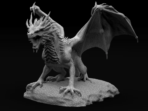 Black Dragon 3D Model