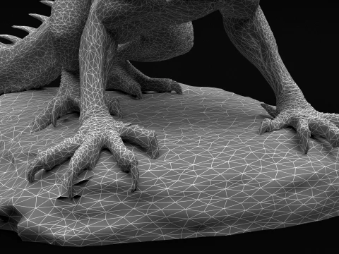 Black Dragon 3D Model