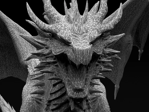 Black Dragon 3D Model