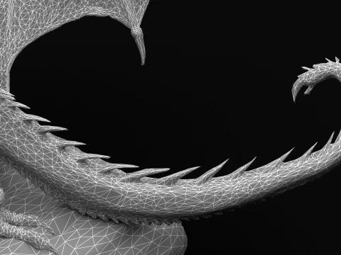 Black Dragon 3D Model