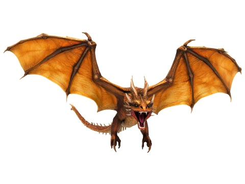 Woestijn Draak 3D Model