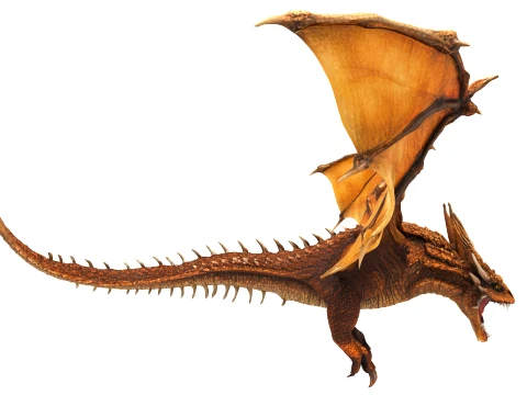 Desert Dragon 3D Model