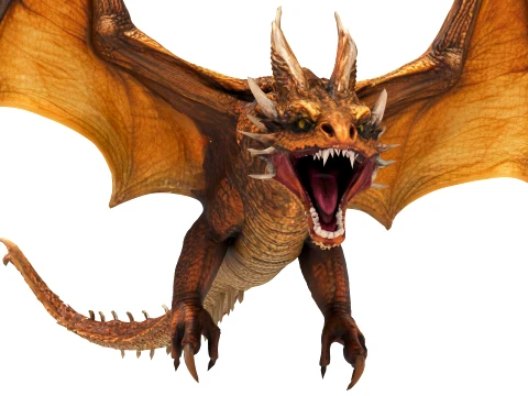 Desert Dragon 3D Model
