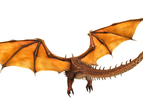Desert Dragon 3D Model