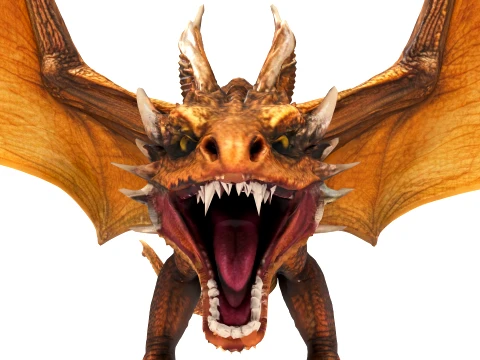 Desert Dragon 3D Model