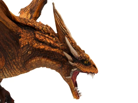 Desert Dragon 3D Model
