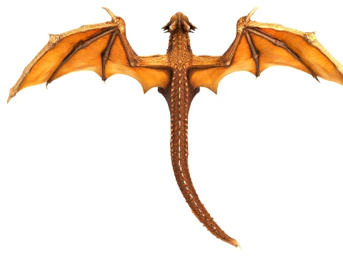 Desert Dragon 3D Model