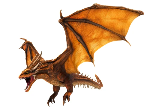 Desert Dragon 3D Model