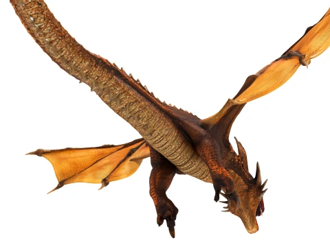 Desert Dragon 3D Model