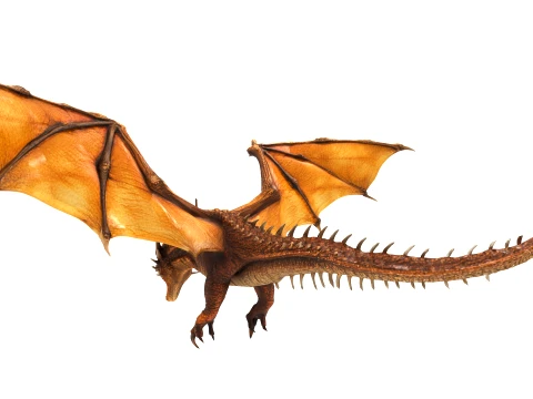 Desert Dragon 3D Model