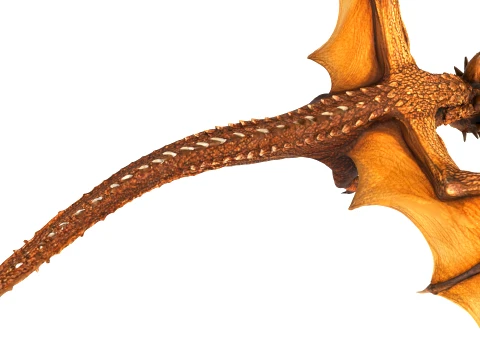 Desert Dragon 3D Model