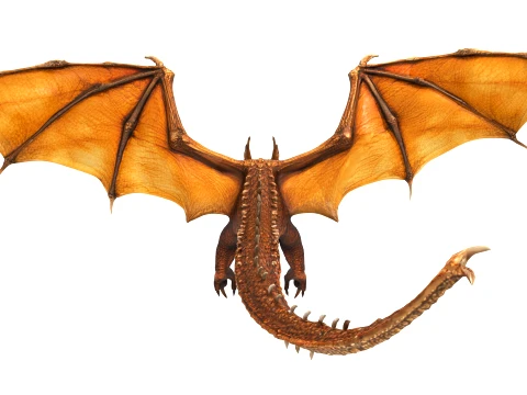 Desert Dragon 3D Model