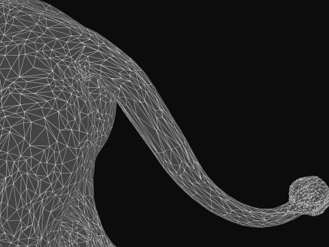 Lion 3D Model
