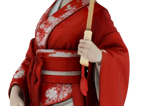 Geisha Modèle 3D