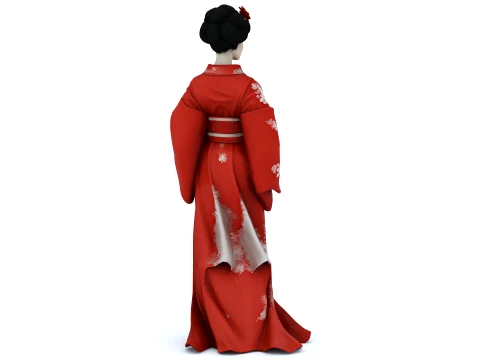Geisha Modèle 3D