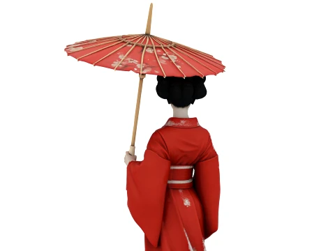 Geisha Modèle 3D