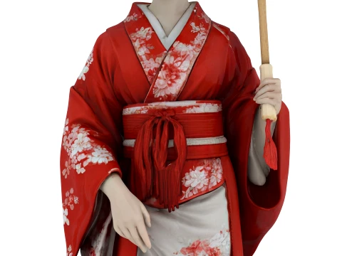 Geisha Modèle 3D
