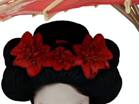 Geisha Modèle 3D