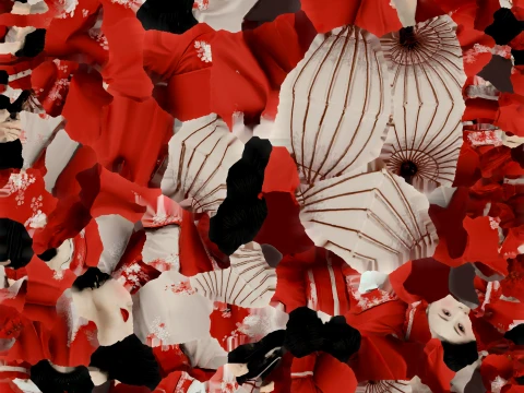 Geisha Modèle 3D