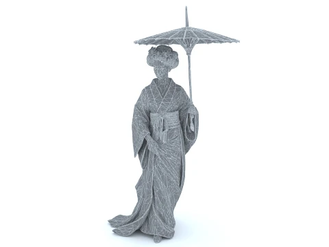 Geisha Modèle 3D