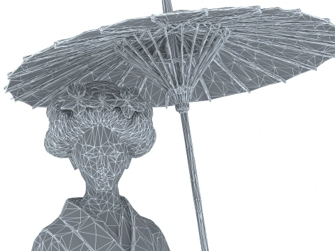 Geisha Modèle 3D