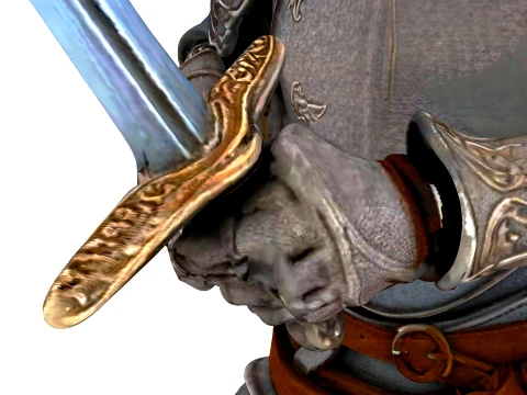 Medieval Knight 3D Model