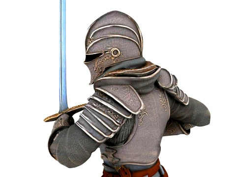 Medieval Knight 3D Model