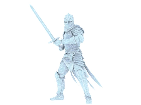 Medieval Knight 3D Model