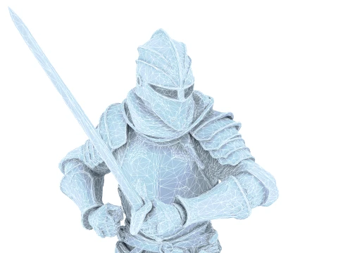 Medieval Knight 3D Model
