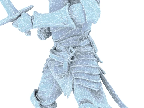 Medieval Knight 3D Model