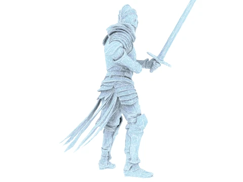 Medieval Knight 3D Model