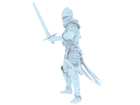 Medieval Knight 3D Model