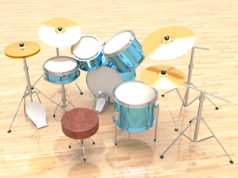 Drummer 2 3D Model