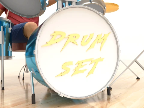 Drummer 2 3D Model
