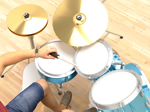 Drummer 2 3D Model