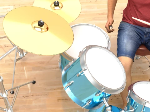 Drummer 2 3D Model