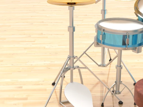 Drummer 2 3D Model
