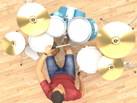 Drummer 2 3D Model
