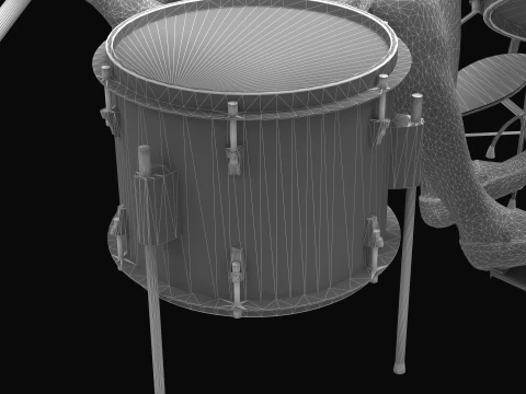 Drummer 2 3D Model