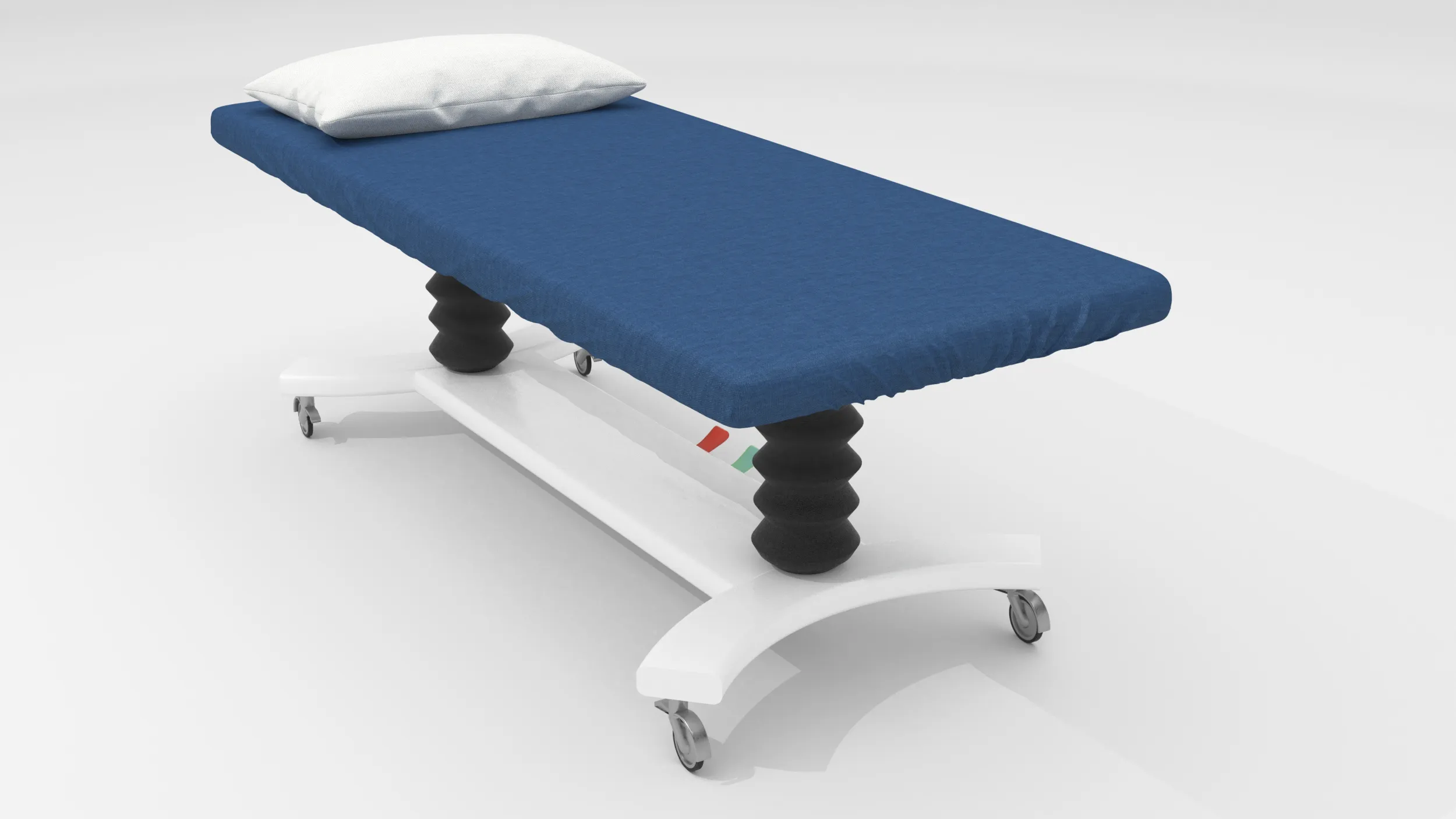 Exam Stretcher 3D Model .c4d .max .obj .3ds .fbx .stl .blend 