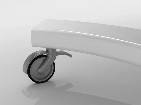 Exam Stretcher 3D Model