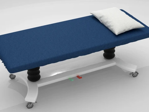 Exam Stretcher 3D Model