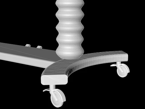 Exam Stretcher 3D Model