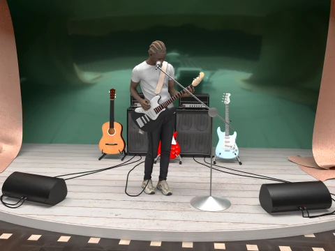 Musician 3D Модель