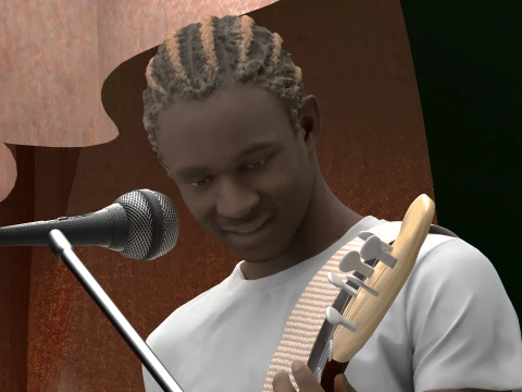 Musician 3D Model