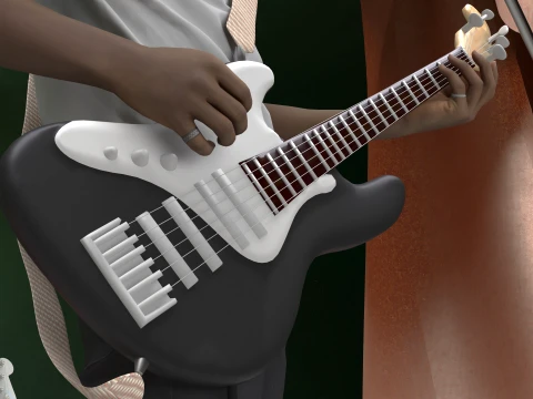 Musician 3D Model