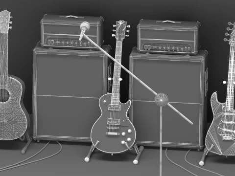 Musician 3D Model